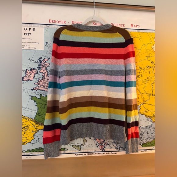 GAP Multicolor Striped Crew Neck Sweater - Picture 5 of 5